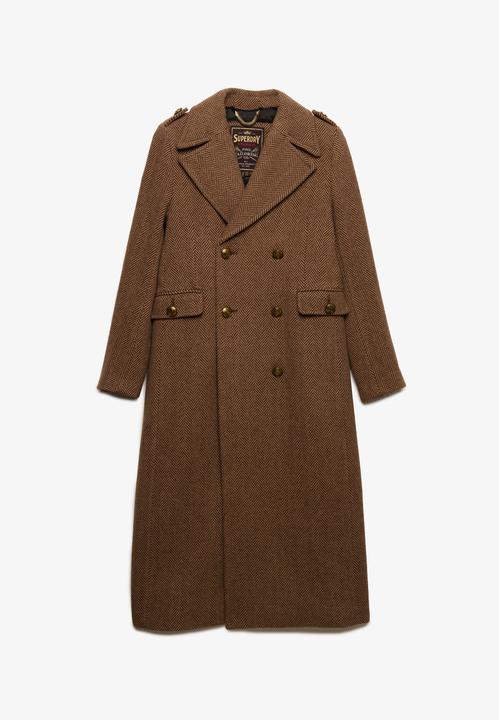 Actual product image Superdry Women's buttoned wool blend coat