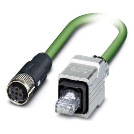 Phoenix Contact NBC-FSD/10,0-93B/R4R, Elektronikkabel + Stecker, Grün