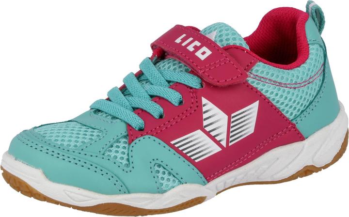 Pink, Turquoise, White