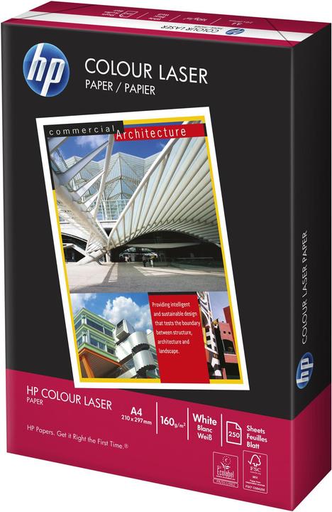 Produktbild HP Hewlett-Packard Colour Laser Paper (A4, 250 Blätter, 160 g/m²)