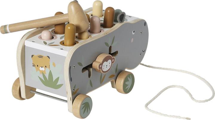 Vertbaudet Baby Nachzieh-Nilpferd, Holz FSC®