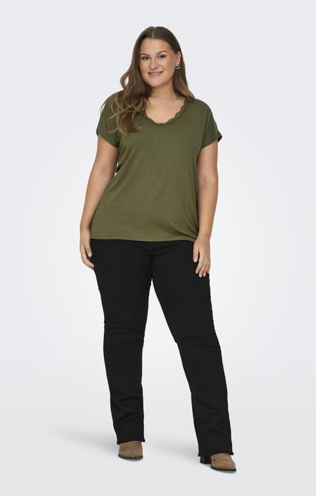 Produktbild Only Normal geschnitten V-Ausschnitt Curve Top Top (54)