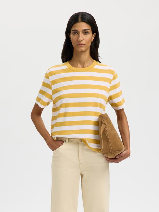 Produktbild Selected Slfessential Ss Striped Boxy Tee Noos (S)