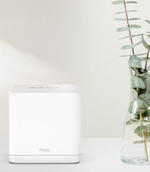 Actual product image Mercusys WL-Router Halo H1500X Home Mesh WiFi System 3-Pack