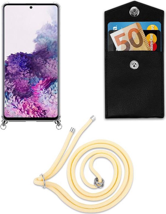 Produktbild Cadorabo TPU Handy Kette SILBER Cover