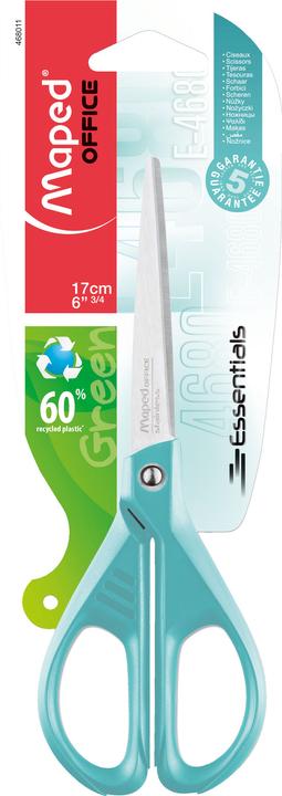 Image du produit Maped Ciseaux à papier ESSENTIALS turquoise 17,0 cm (17 cm)