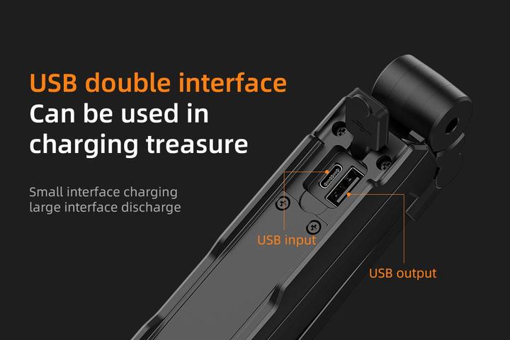 Produktbild Superfire Taschenlampe Taschenlampe multifunktionale G16-S, 800lm, USB-C (16 cm, 800 lm)