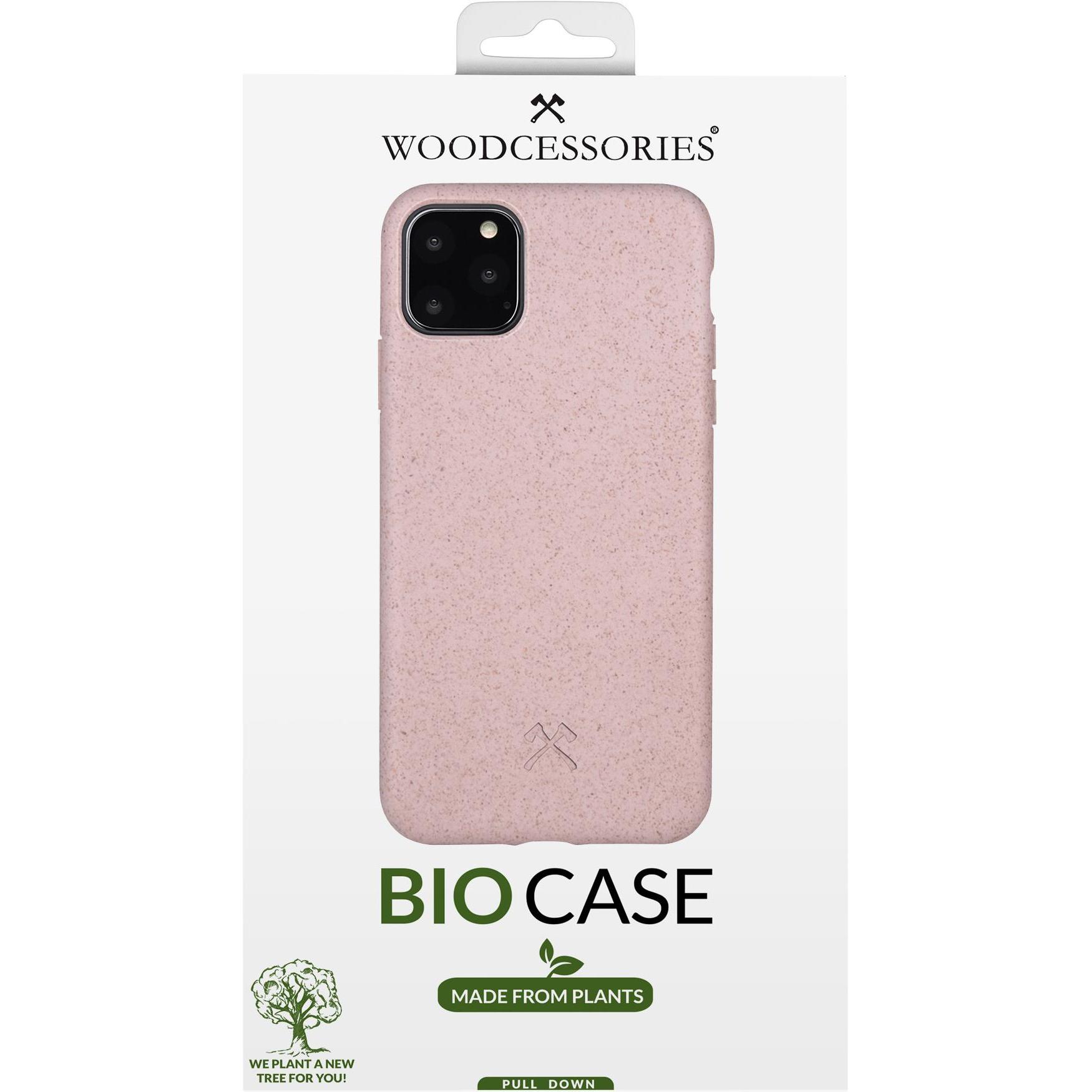 Woodcessories BioCase (Apple iPhone 11 Pro Max), Smartphone Hülle, Rosa