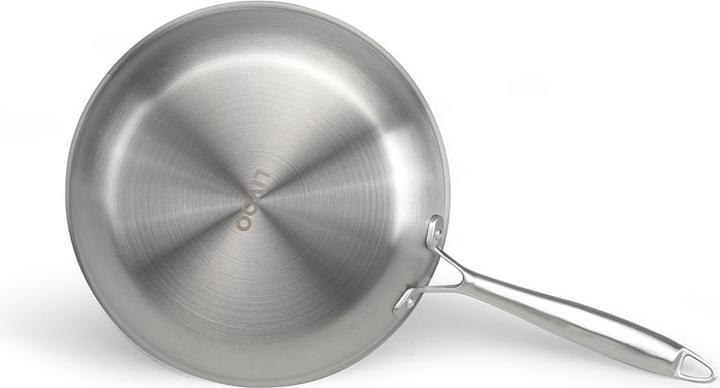 Produktbild Livoo Pfanne aus rostfreiem Stahl 24 cm (24 cm, Bratpfanne, Aluminium, Edelstahl)