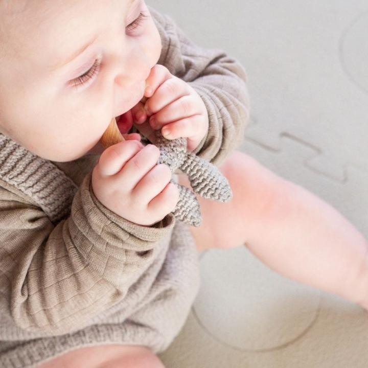 Actual product image nature Zoo natureZOO teething ring, grey (0 Months)