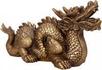 IKO Goldener Drache h=25cm b=44cm