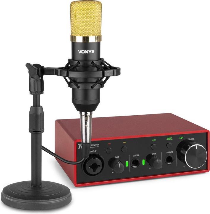 Actual product image Vonyx Producer Recording Set (USB)