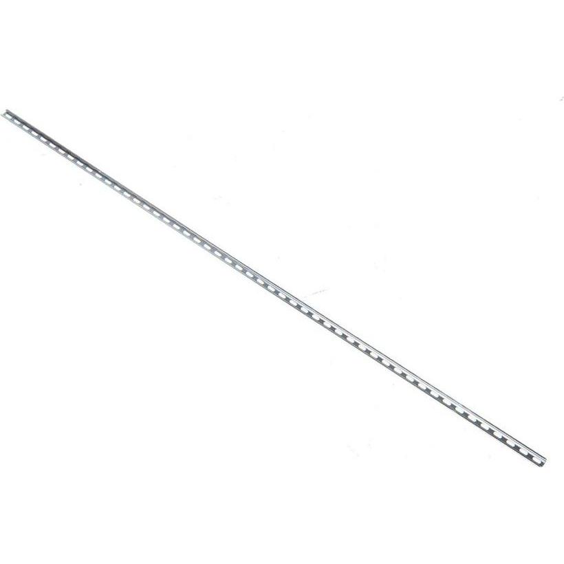 Rs Pro Hutprofil 15x5,5mm 1,0m gelocht, Elektronikzubehör + Gehäuse, Silber