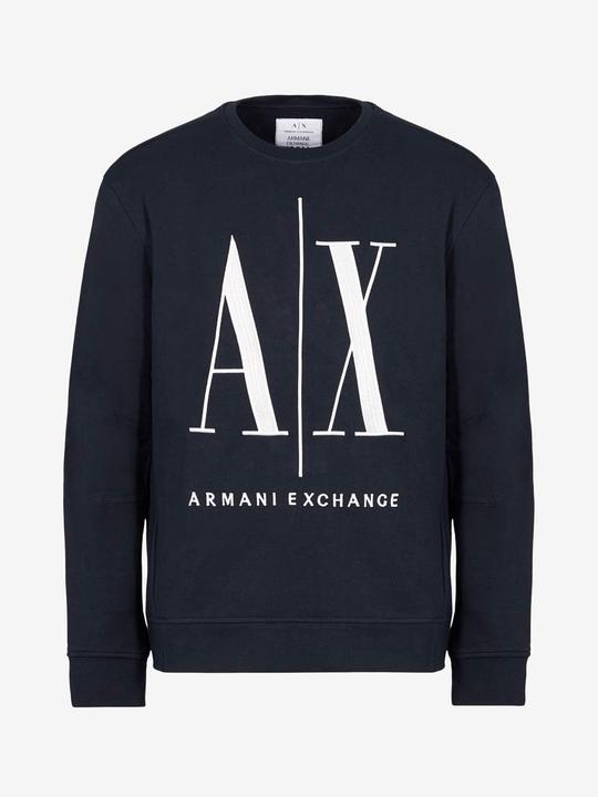 Image du produit Armani Exchange Sweat à capuche avec impression maxi-logo et col rond (XXL)