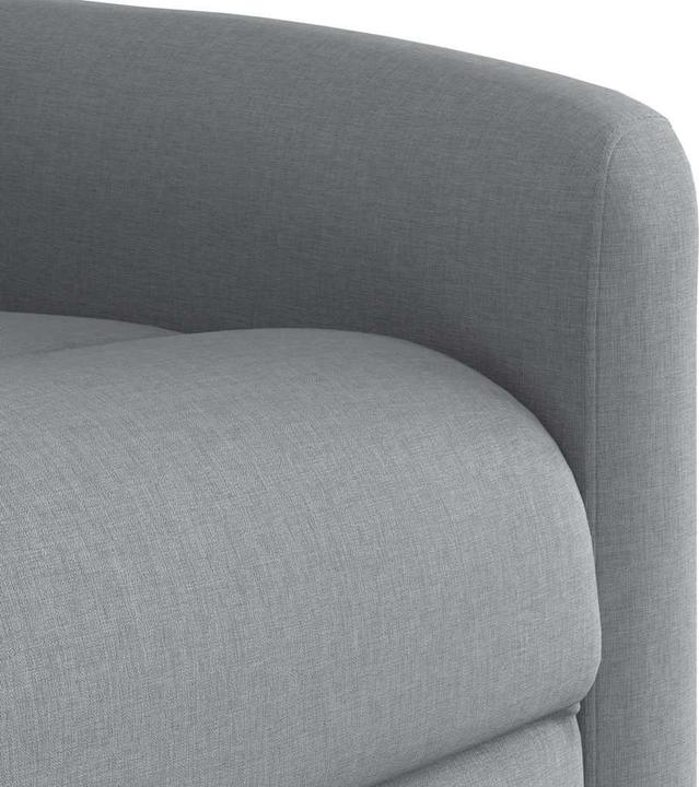 Actual product image VidaXL Massage chair with stand-up aid Light grey fabric