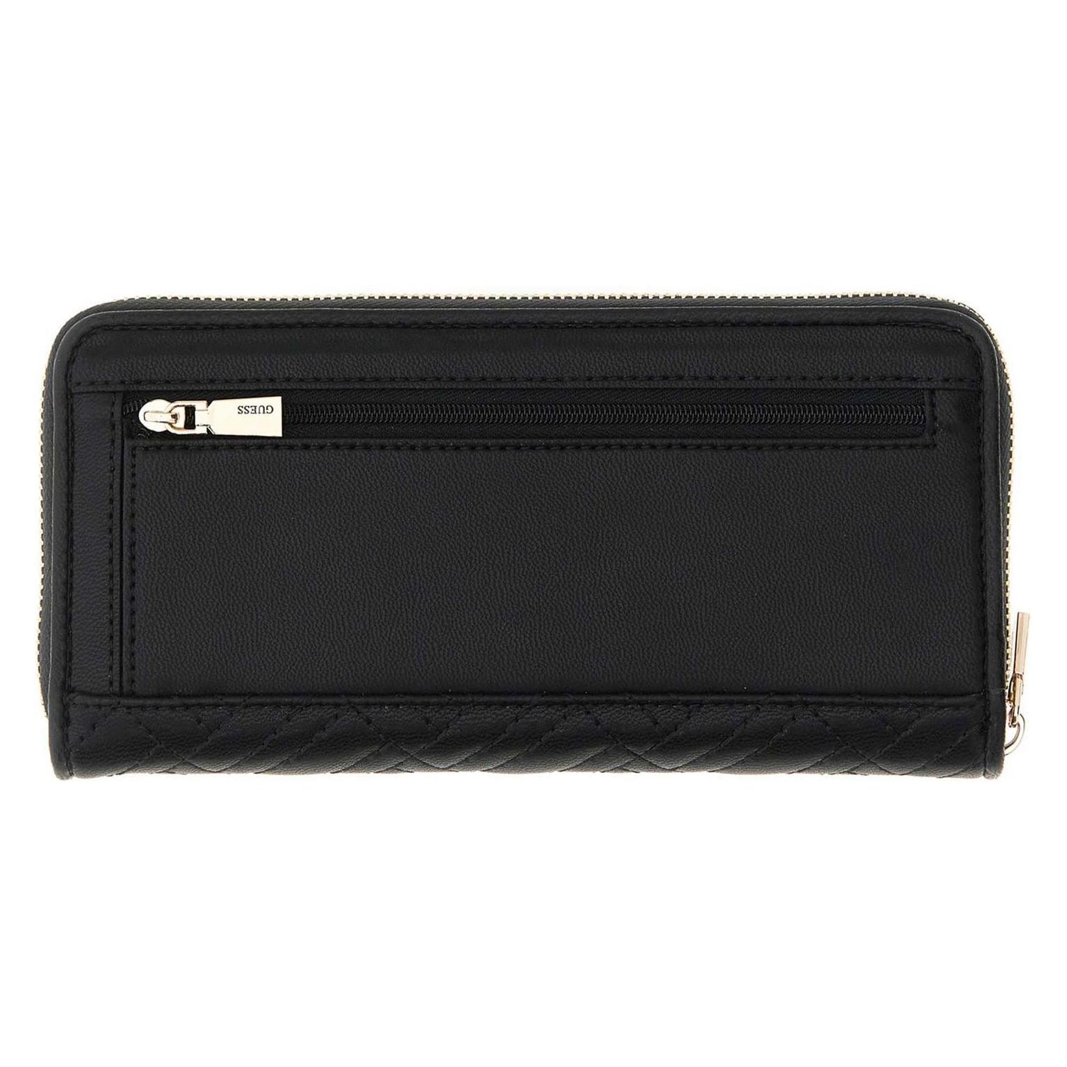 Guess, Damen, Portemonnaie, Sally Slg Zip Around Wallet, Schwarz