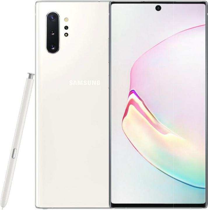 Samsung Galaxy Note10+ (256 GB, White, 6.80", Hybrid Dual SIM, 16 Mpx, 4G)