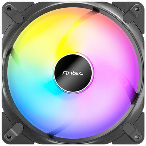 Actual product image Antec Tranquil 140 ARGB, 140mm x 25mm Case Fans, ARGB PWM Fans, 1500RPM, 89.72CFM, 1.82mmHO, 4 Pin (140 mm)