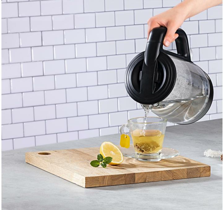 Produktbild Gourmetmaxx Wasserkocher 1.7 l, Schwarz/Transparent (1.70 l)