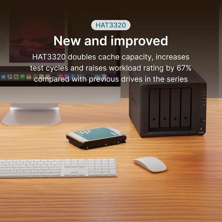 Actual product image Synology Plus Series HAT3320-8T (8 TB, 3.5")