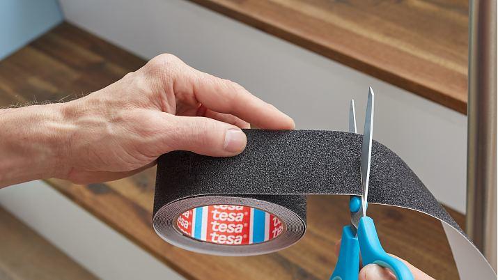 Actual product image tesa Anti-slip tape, non-slip adhesive tape for indoors and outdoors (25 mm)