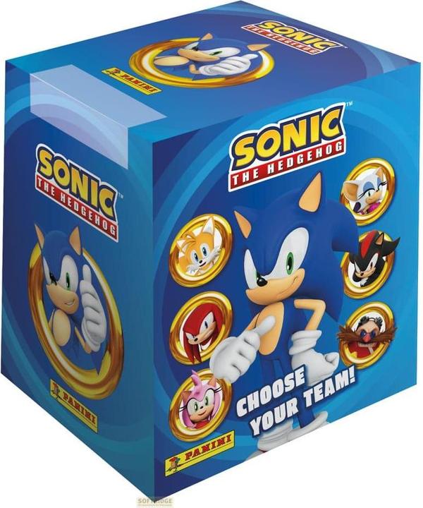 Actual product image Panini Sonic the Hedgehog Sticker Collection Display (36)