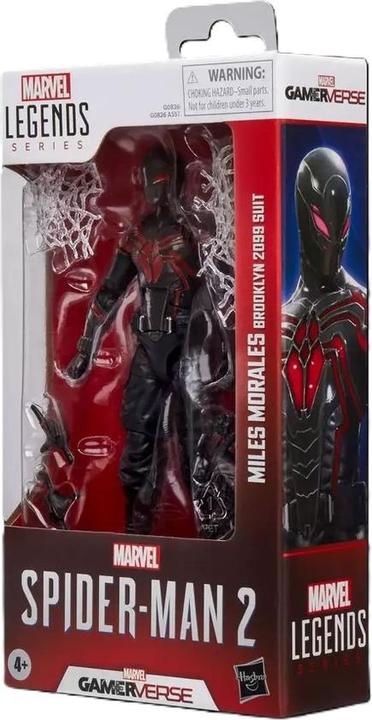 Actual product image Hasbro Spider-Man 2 Marvel Legends Gamerverse Actionfigur Miles Morales (Brooklyn 2099 Suit) 15 cm