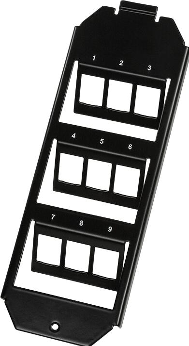 Productafbeelding LogiLink 3 x 3 Blank Keystone Patch Panel
