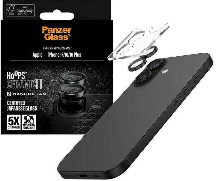 Actual product image PanzerGlass Hoops (1 pcs., Apple iPhone 17)