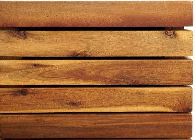 Immagine prodotto Mendler Fioriera HWC-L25, rettangolare 60x62x22cm per esterni in acciaio acacia, marrone (62 cm)