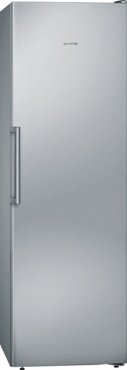 Actual product image Siemens iQ300, free-standing freezer, 186 x 60 cm, Inox-easyclean, GS36NGIEV (Stand-alone, 242 l)