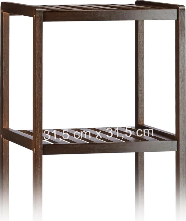Immagine prodotto Relaxdays Mensola da bagno in bambù (34,5 x 33 x 110 cm)