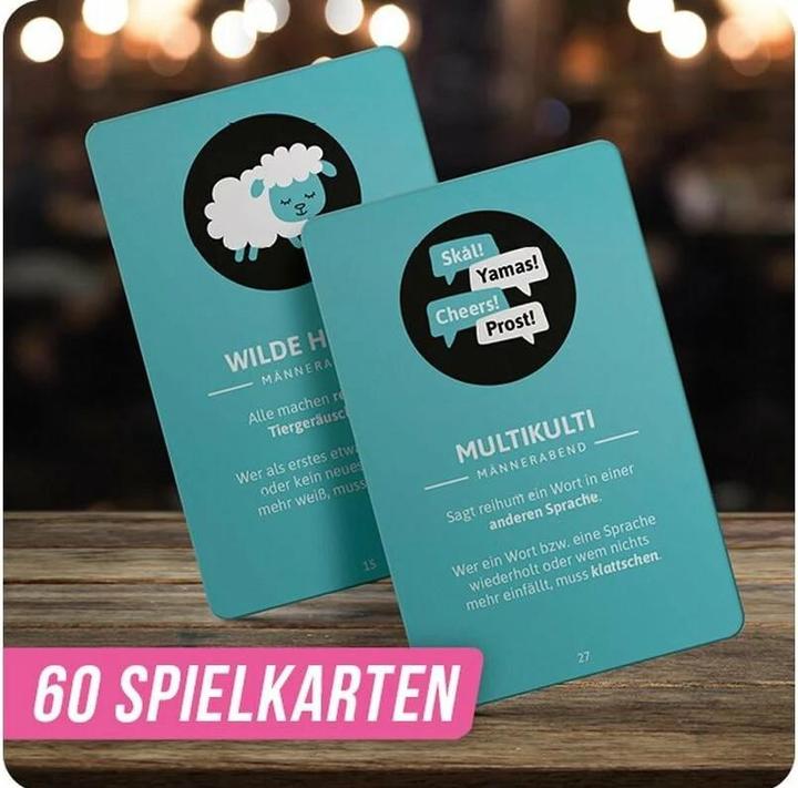 Actual product image Denkriesen klattschen® -MÄNNERABEND - The official extension of the cult drinking game