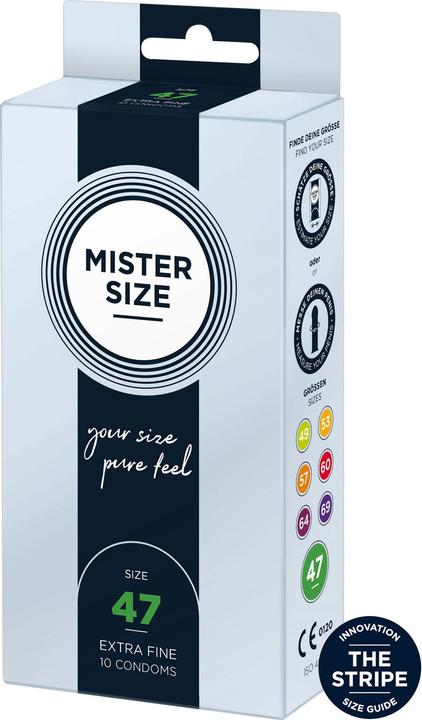 Actual product image Mister Size 47 (10 pcs.)