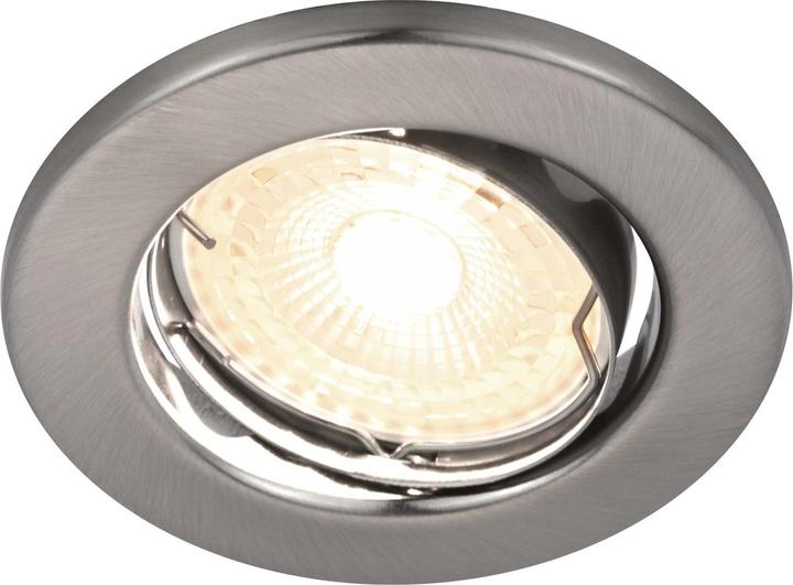 Actual product image Nordlux Canis 2700 3-pack LED recessed light GU10 3x4.9W dimmable warm white nickel 49330155 (GU10)