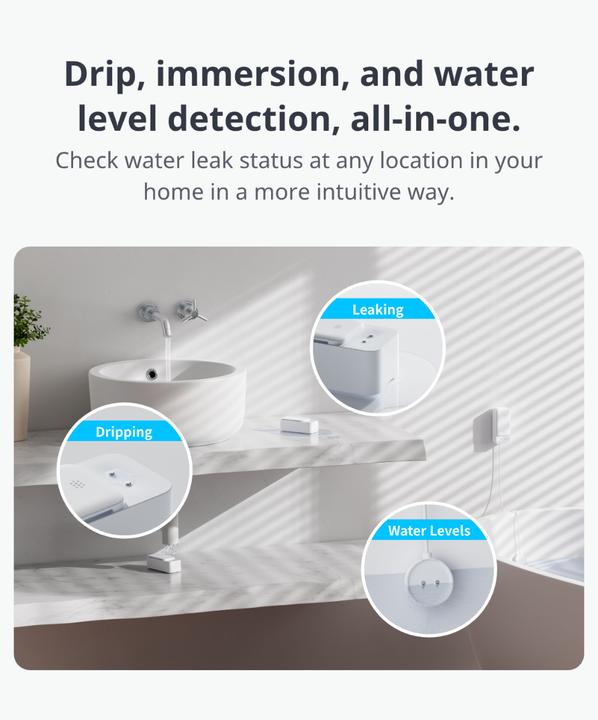 Produktbild SwitchBot Water Leak Detector inkl. Sensor Cable