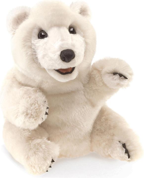 Actual product image Folkmanis Polar bear sitting