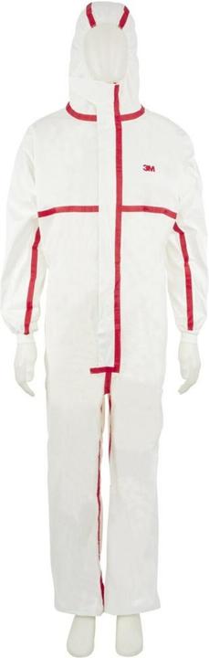 3M Protective suit 4565 white/red, type 4/5/6 size 2XL (XXL)