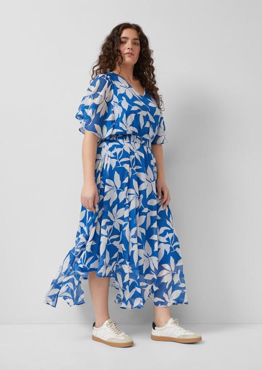Image du produit s.Oliver Maxikleid aus Chiffon mit gesmokter Taille (52)
