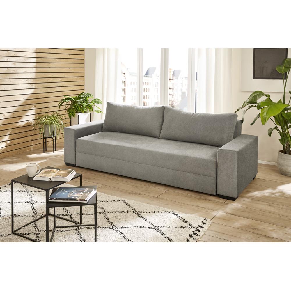 Thumbnail - Sun garden, Sofa, Trier Schlafsofa 240x95x74 cm mit Stauraumfunktion und Kissen