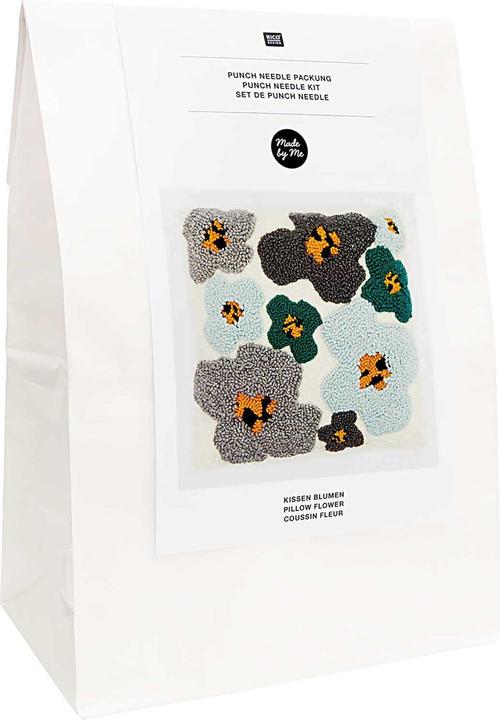 Actual product image Rico Design Punch Needle Set "Cushion Flowers"
