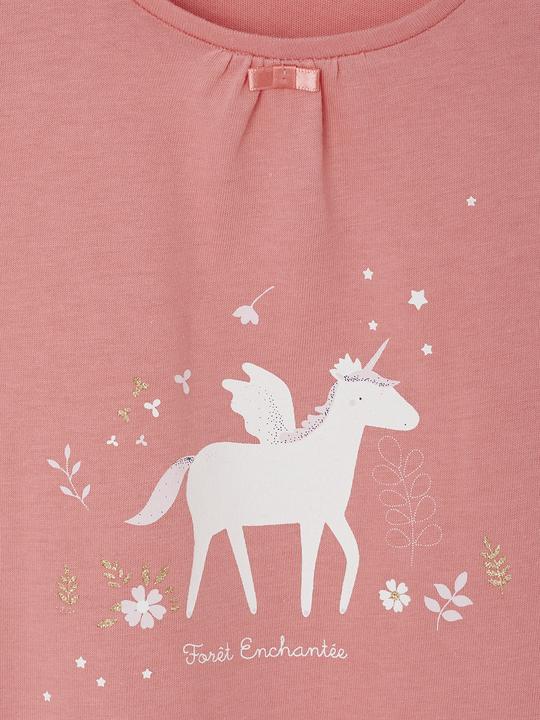 Produktbild Vertbaudet Mädchen-Set: Nachthemd, Leggings, Einhornmaske (146, 152)