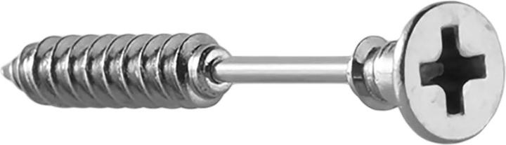 Immagine prodotto Star Piercing Vite a croce del bilanciere argento (senza ottone, Acciaio chirurgico 316L)