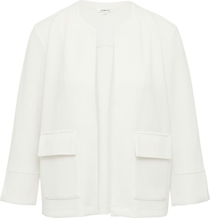 Actual product image S.Oliver Sweatshirt Jacke Scuba-Sweatjacke mit Faltendetail (44)