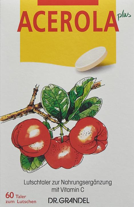 Actual product image Dr Grandel Acerola Plus Lozenge Vitamin C (60 Piece, Pills, 268 g)