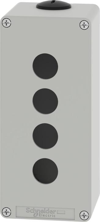 Produktbild Schneider Electric XAPD3504 Leergehäuse XAP Metall grau für 4x22mm - CSA (Gehäuse)