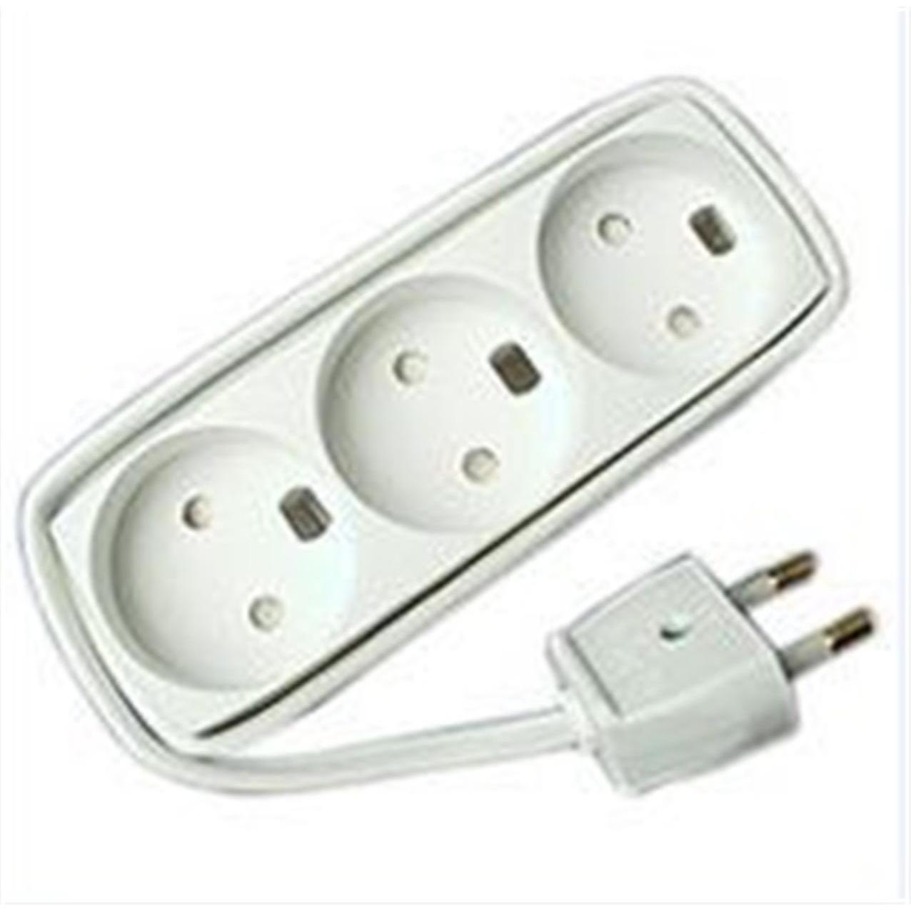 MicroConnect, Steckdosenleiste, 4-way power stripno earth (4 x, CEE 7/3, 1.50 m)