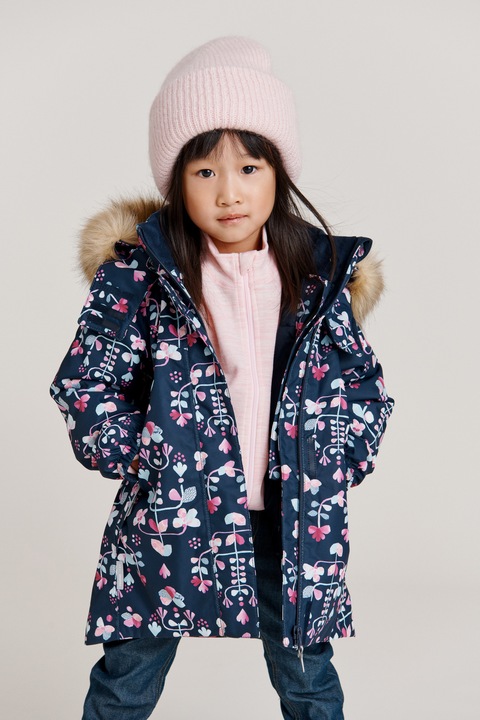 Actual product image Reima tec winter jacket Muhvi Navy (128)