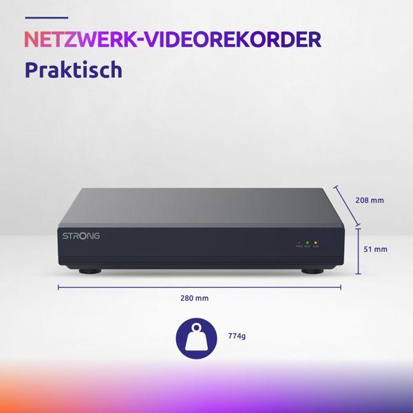 Actual product image Strong NVR1120-8P Network Video Recorder (Network Video Recorder (NVR))