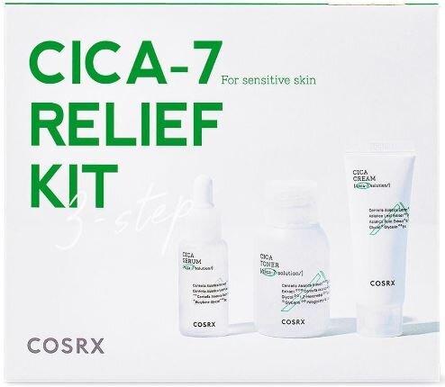 Produktbild Cosrx Pure Fit CICA 7 Relief Kit - 3er-Pack (Gesichtspflege set)